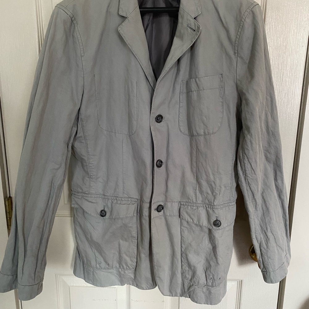 A/X Armani Exchange Women’s Light Gray Blazer Jacket